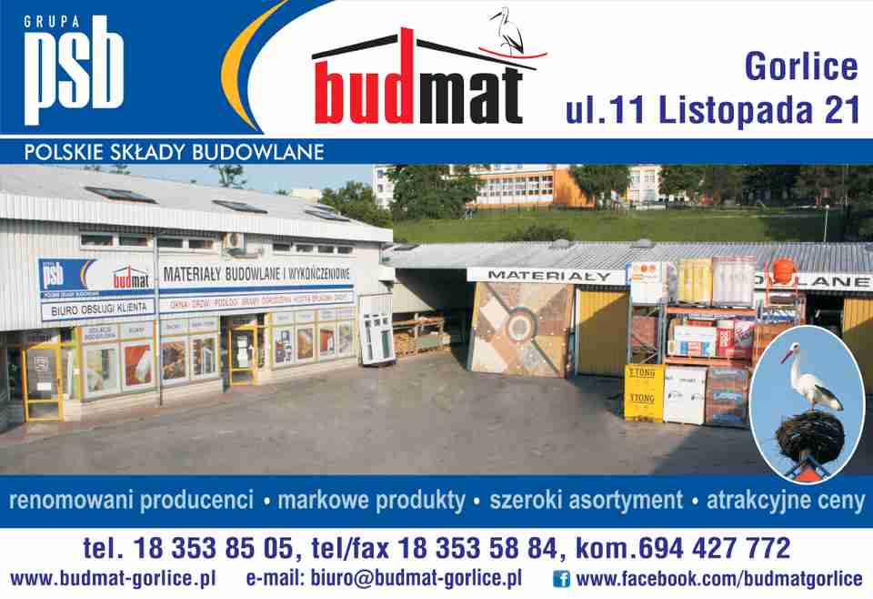 BUDMAT s.c. Renata i Piotr Kłusek - chemia budowlana GORLICE chemia budowlana GORLICE